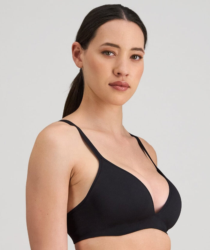 Bendon Simply Seamless Contour Soft Cup Wire-free Bra - Black