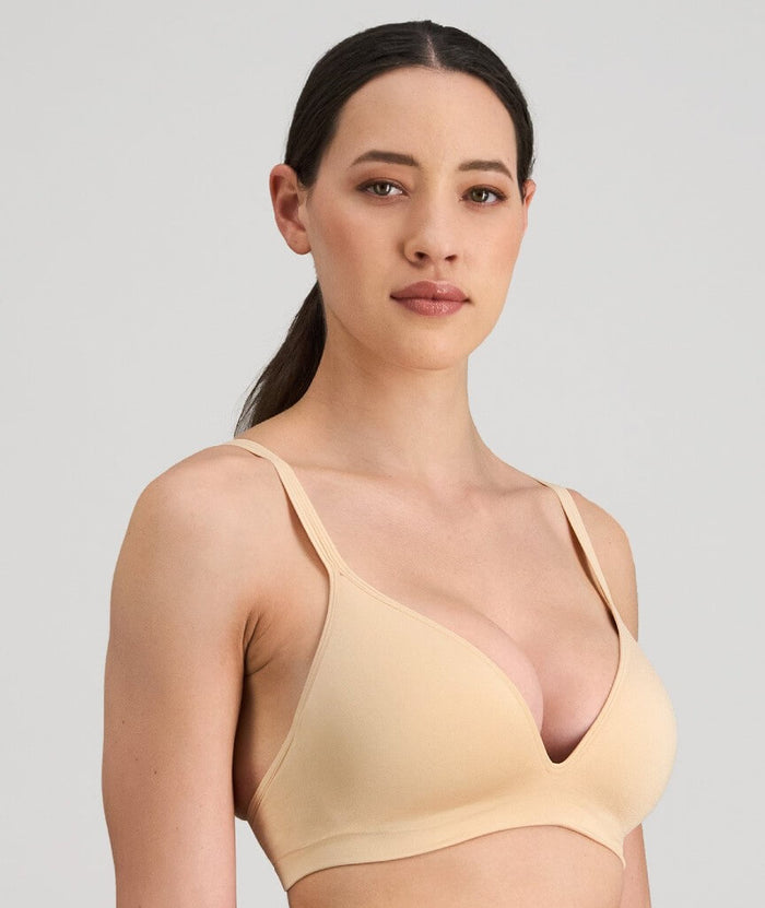 Bendon Simply Seamless Contour Soft Cup Wire-free Bra - Nude