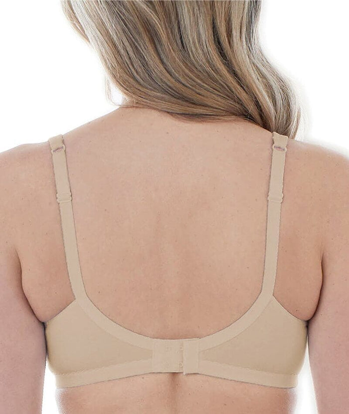Bestform Unlined Cotton Stretch T-Shirt Bra with Underwire 3 Pack - Sand Bras