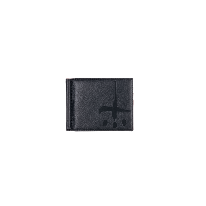 Bifold wallet with money clip