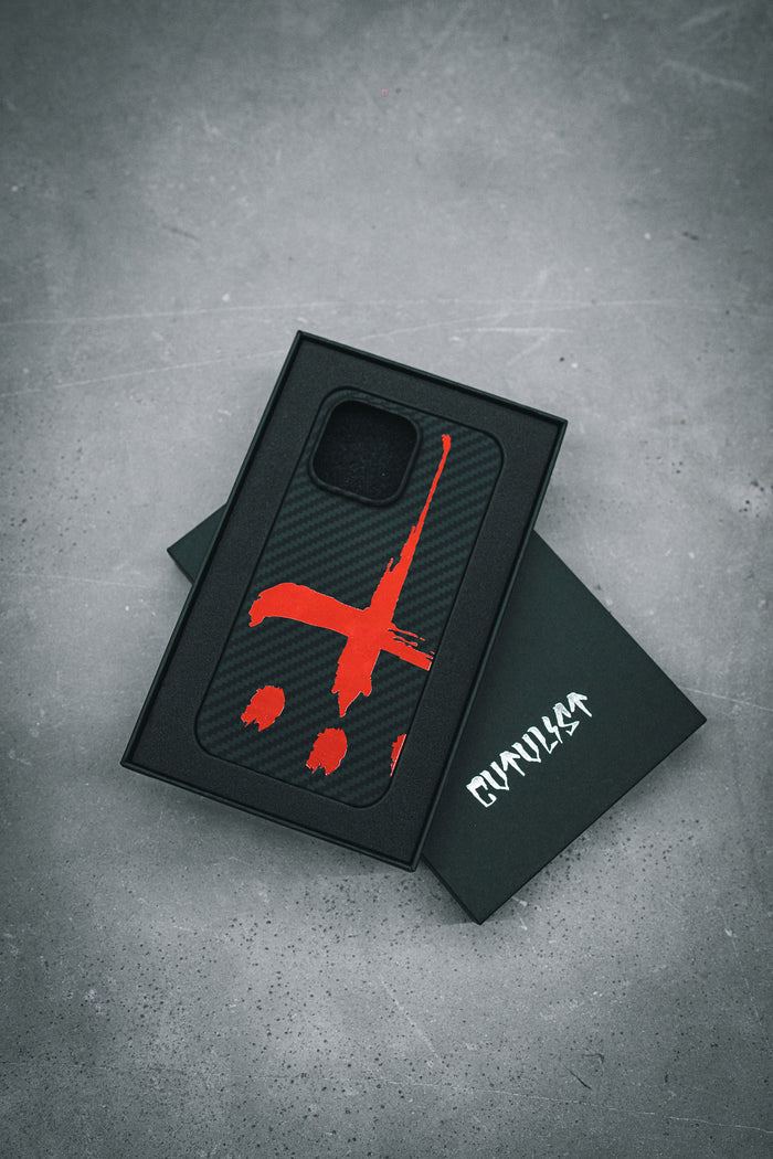 Big Cross Carbon iPhone Case for 13 Pro