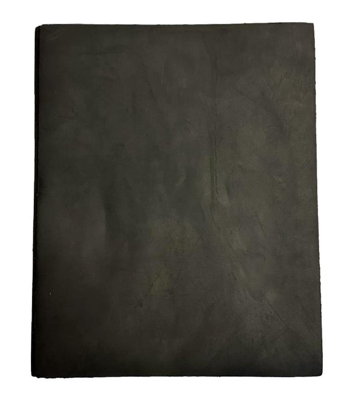 Black Crazy Horse Leather, 8.5 × 11 in shown in a full product view