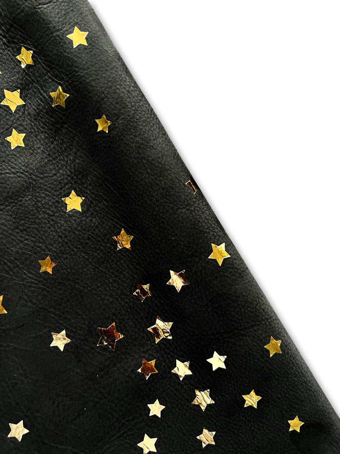 Black Gold Star Nubuck Cowhide shown in a full product view