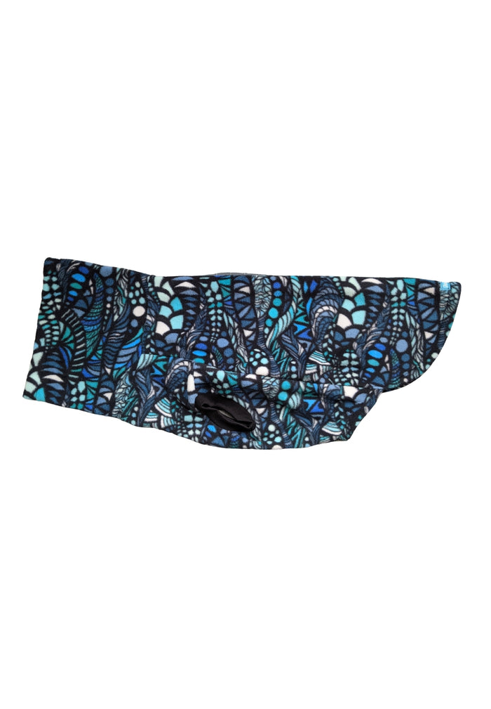 Jax & Molly's Blue Zentangle Dog Sweater Fleece