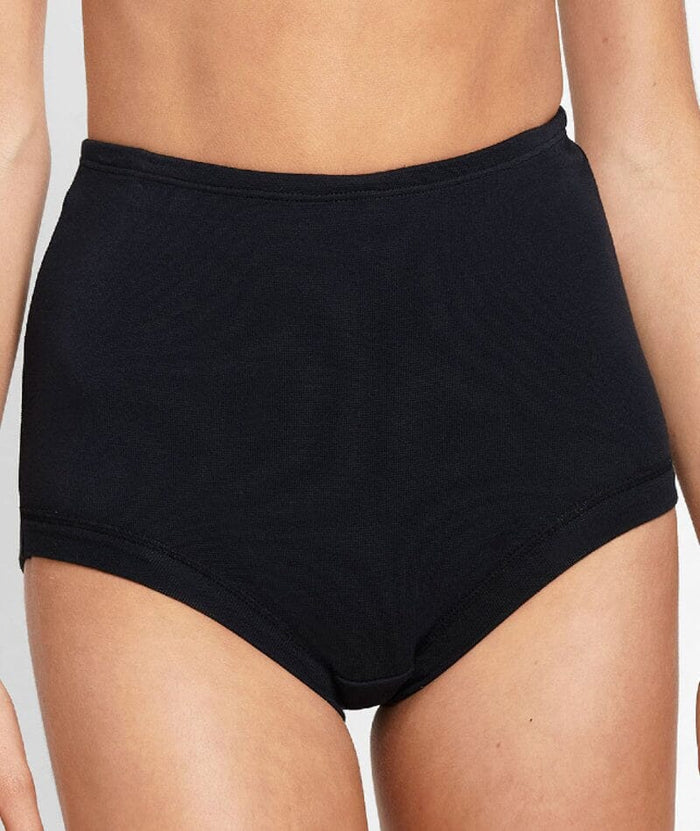 Bonds Cottontails Full Brief With Lycra 2 Pack - Black