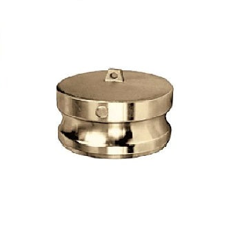 Brass 1" Camlock Dust Plug Fitting