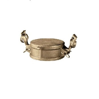 Brass 2.5" Camlock Dust Cap Fitting