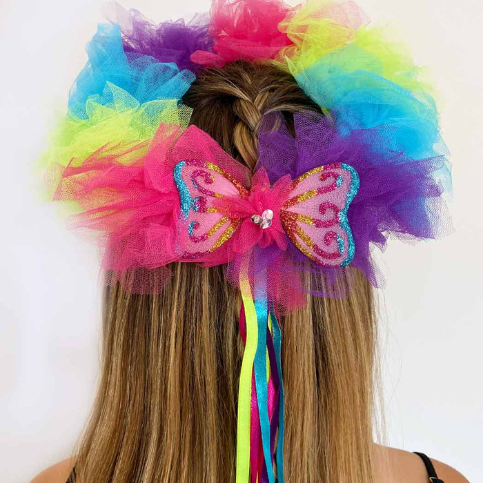Butterfly Garland x 6 - letsdressup.com.au - Girls Accessories