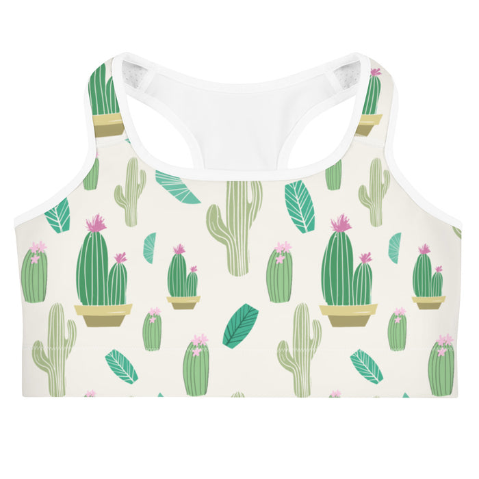 Cactus Print Sports Bra - Bloom Seventy Seven