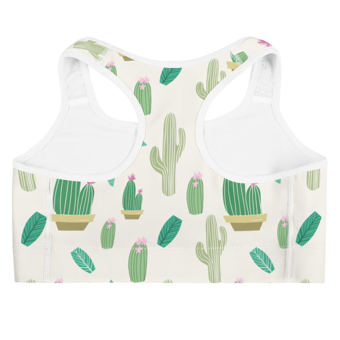 Cactus Print Sports Bra - Bloom Seventy Seven