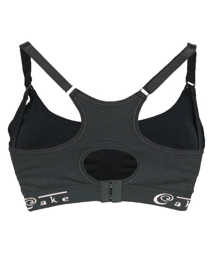 Cake Maternity Cotton Candy Seamless Sleep & Yoga Nursing Bra - Black Bras