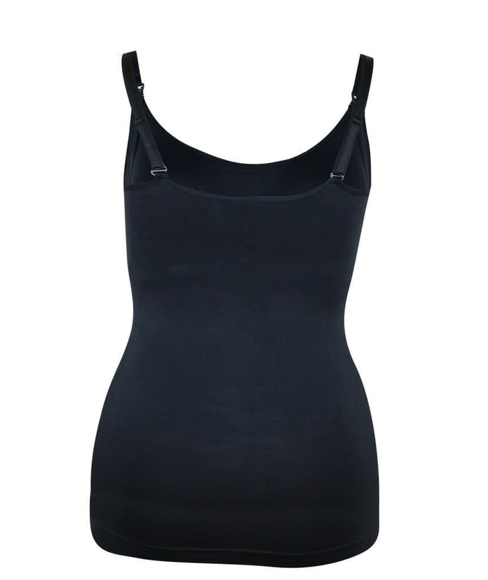 Cake Maternity Toffee Shaping Seamless Nursing Tank - Black Sleep