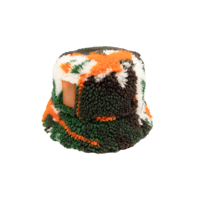 "Camo" Fleece Bucket Hat