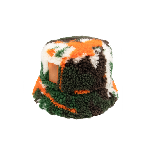 "Camo" Fleece Bucket Hat