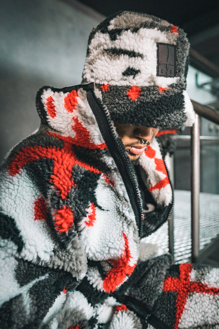 "Camo" Fleece Bucket Hat