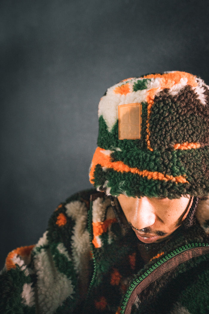 "Camo" Fleece Bucket Hat