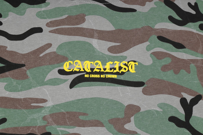 CAMO LOGO TEE