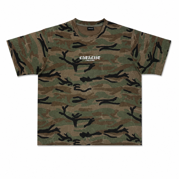 CAMO LOGO TEE