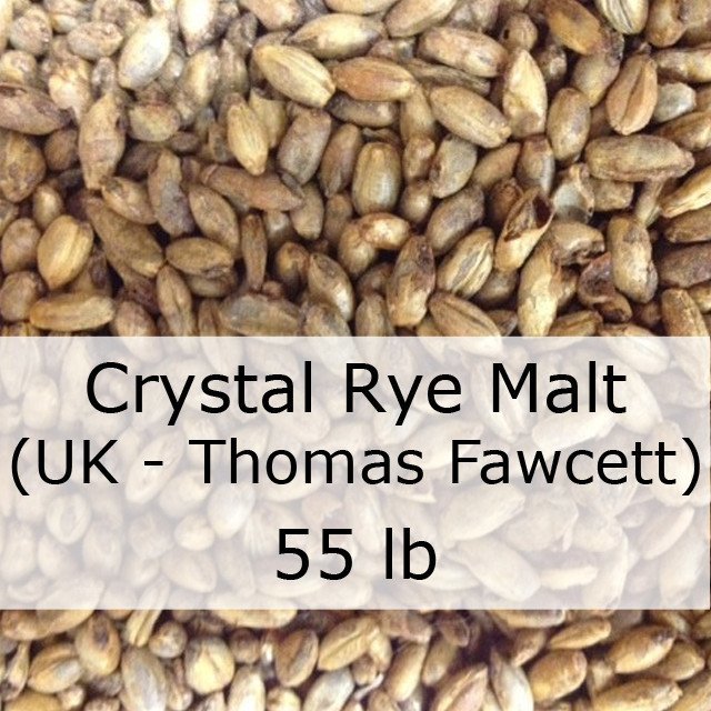 Grain - Caramel (Crystal) Rye Malt 55 LB Grain Sack (UK - Thomas Fawcett)