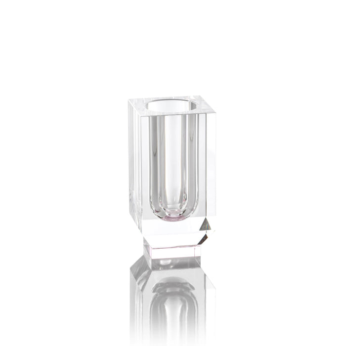 Carina Pink Crystal Vase - Vases by Carlyle Avenue