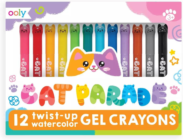 Cat Parade Watercolor Gel Crayons