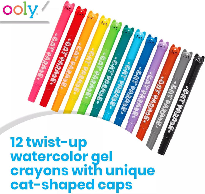 Cat Parade Watercolor Gel Crayons