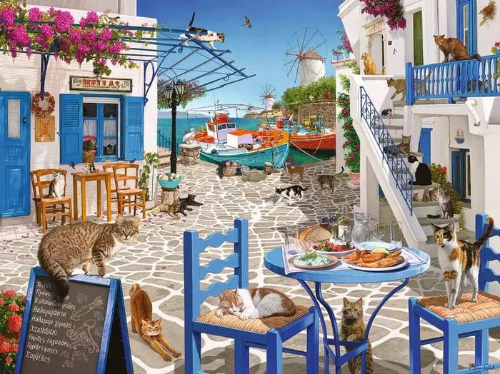 Cats of Mykonos 1500pc Puzzle