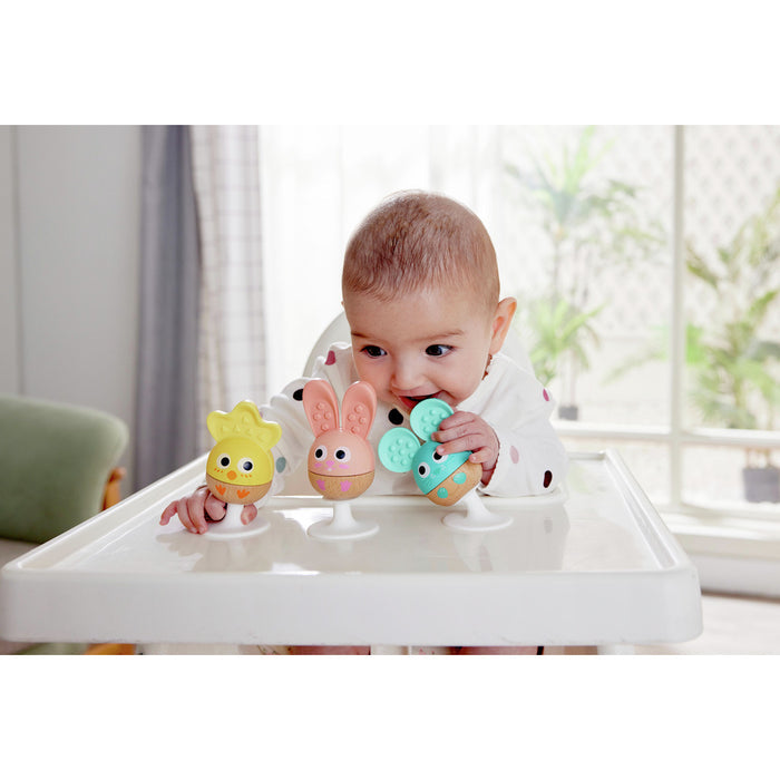 Cheery Critter Rattle Trio