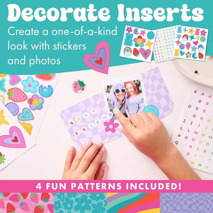 Decorative stickers and four fun patterns included with the Belt Bag