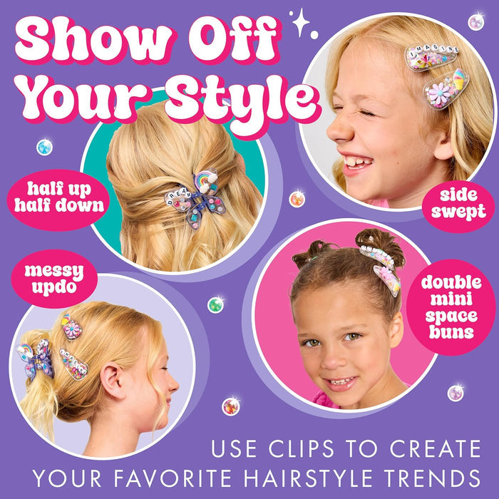 Examples of the different trendy hairstyles to use with your favorite hair clips.