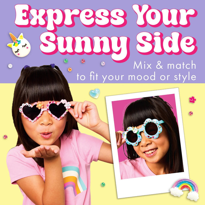 Girl wearing her sunnies and blowing a kiss!