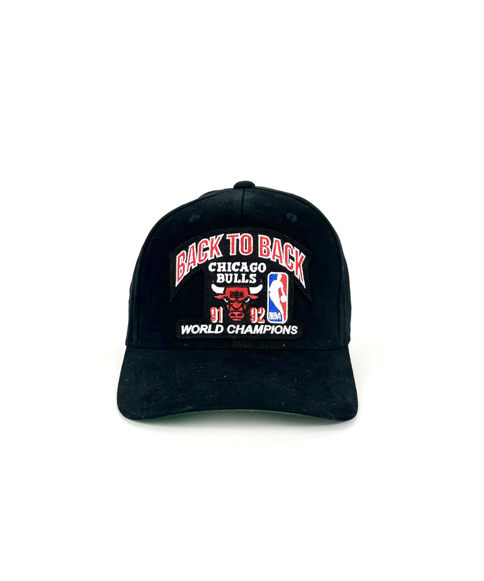 Chicago Bulls Back to Back Champs Snapback Hat By Mitchell & Ness