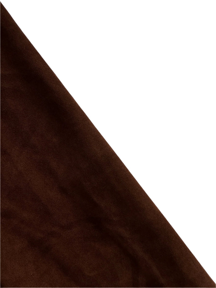 Chocolate Brown Cow Suede shown in a full product view