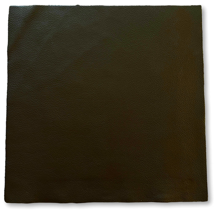 Chocolate Cowhide Leather Sheets, 12 × 12 in shown in a full product view