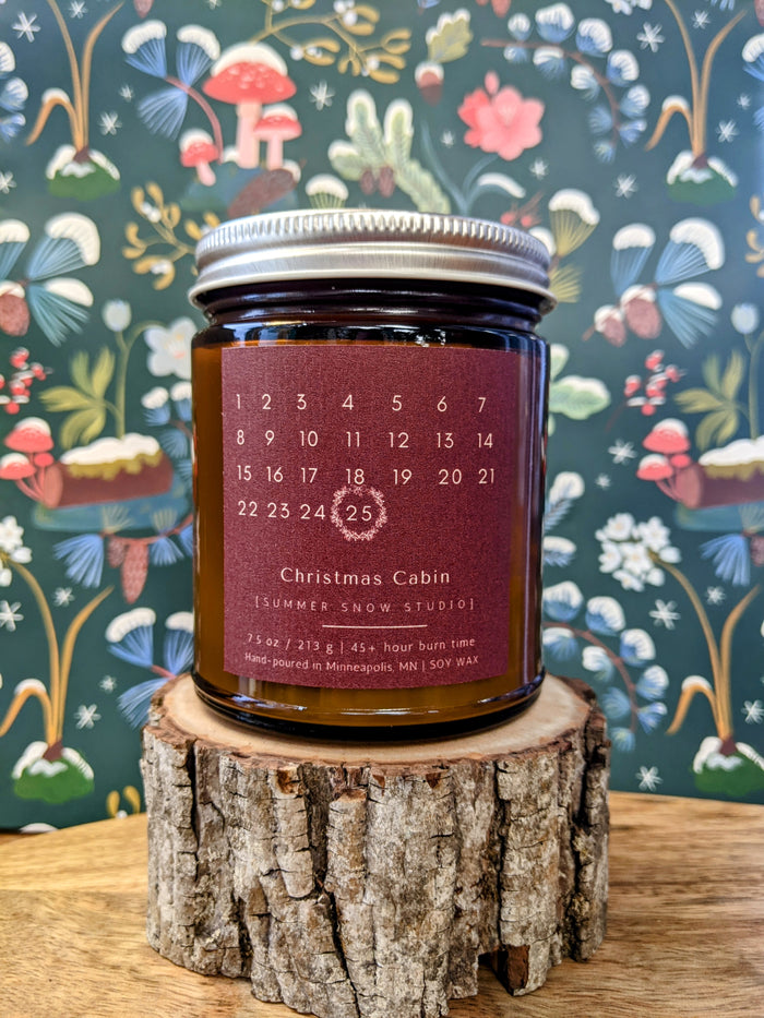Christmas Cabin Candle