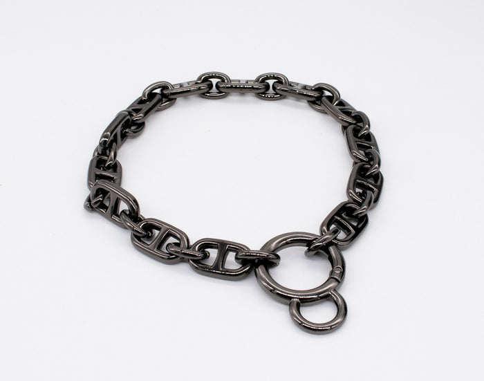 Chunky Chain Collar in Silver