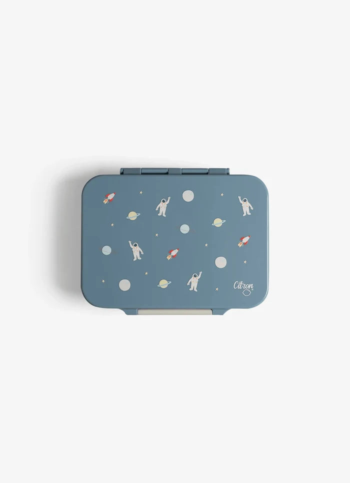 Citron Spaceship Tritan Bento Lunch Box with 4 Compartments for Kids