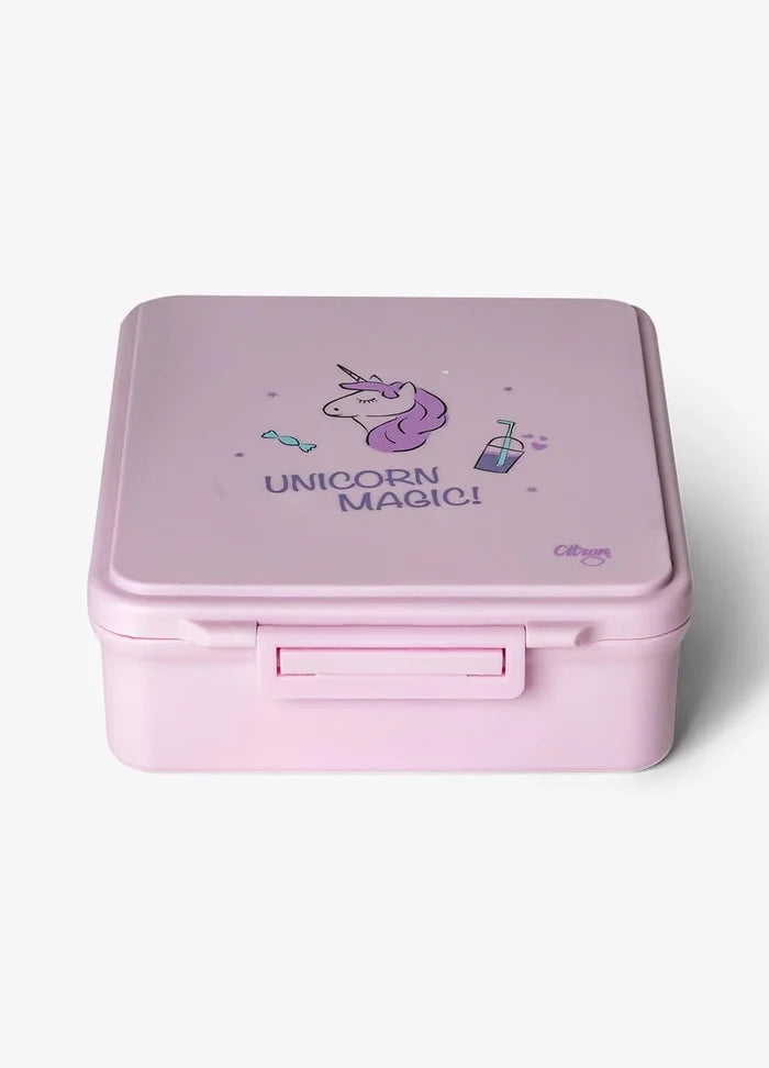 Citron Stormy Unicorn Magic Grand Lunch Box with Insulated Food Jar