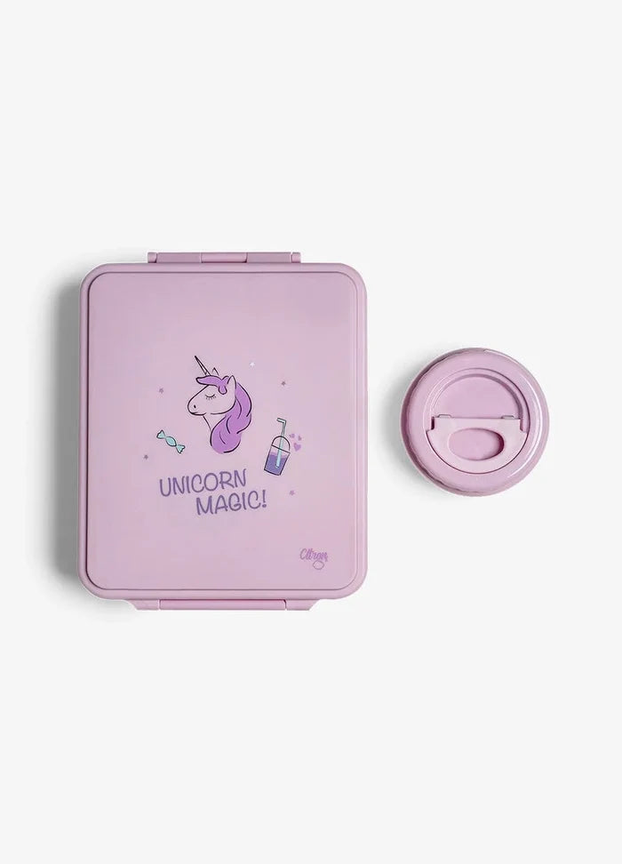 Citron Stormy Unicorn Magic Grand Lunch Box with Insulated Food Jar