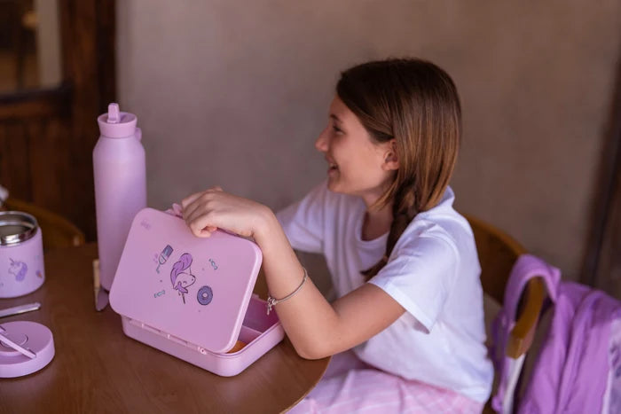 Citron Stormy Unicorn Tritan 4-Compartment Lunch Box