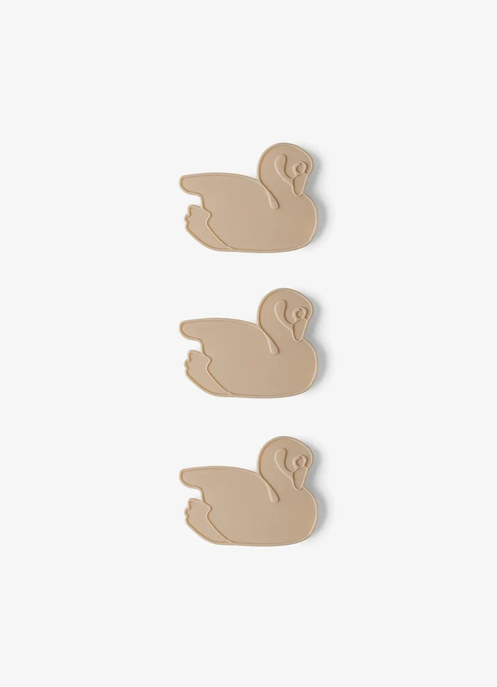 Citron Swan Reusable Ice Packs - Set of 3 for Lunch Boxes & Coolers