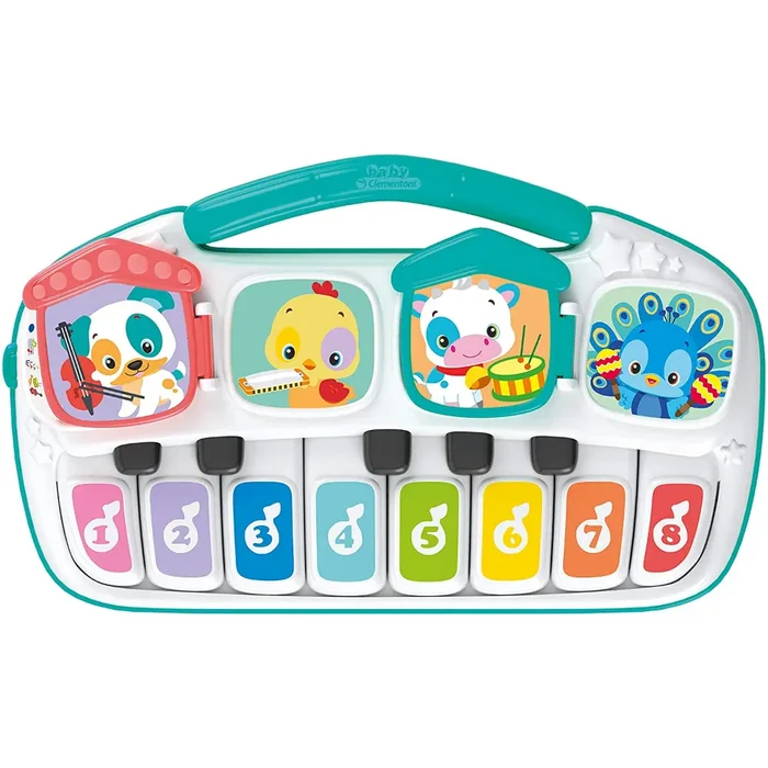 Clementoni Baby Animal Piano for Kids Battery Operated