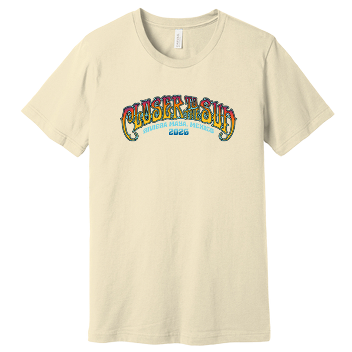 Closer to the Sun 2026 Lineup Unisex T-Shirt - Natural