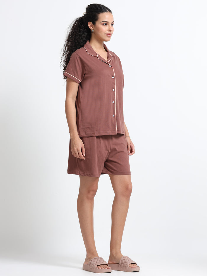 Comfy Cocoa Shorts Set
