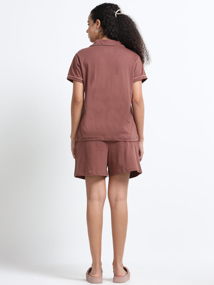 Comfy Cocoa Shorts Set