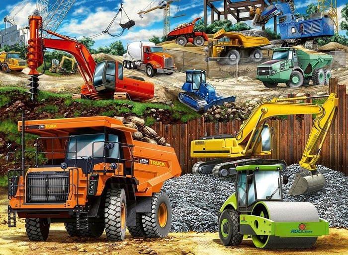 Construction Vehicles 100pc Puzzle
