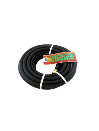 Contractor's Choice 3/4 x 25 ft Premium Black Rubber Garden Hose - Factory Direct Hose