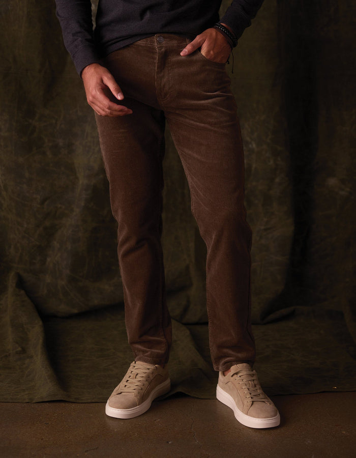 Cord 5-Pocket Pant - Taupe