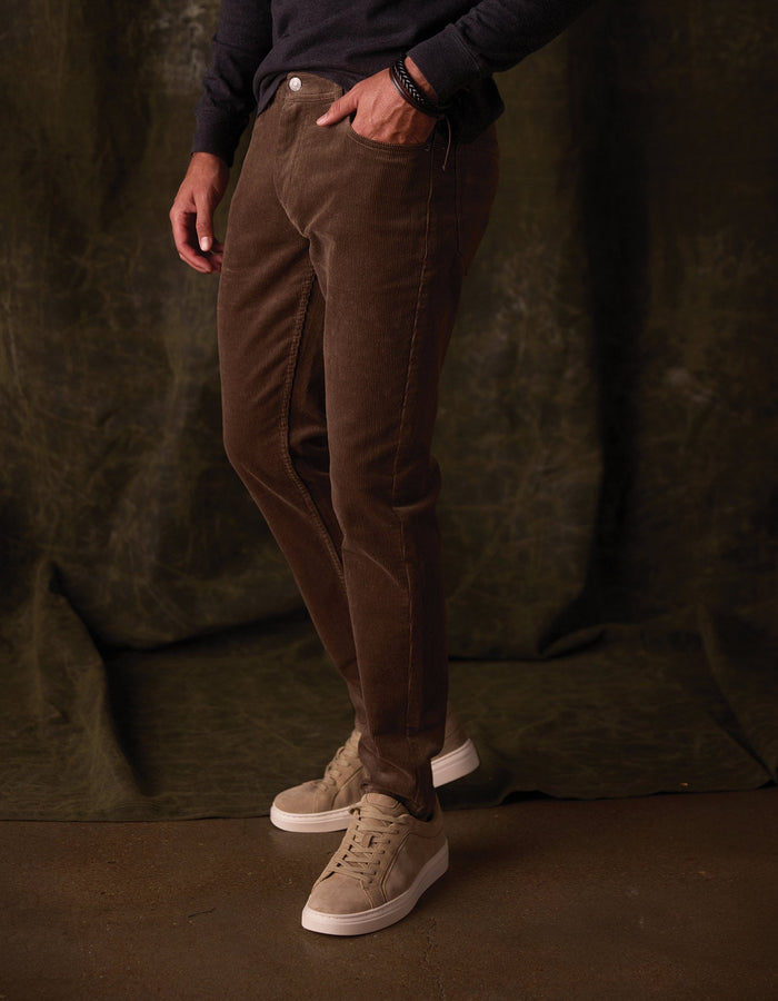 Cord 5-Pocket Pant - Taupe
