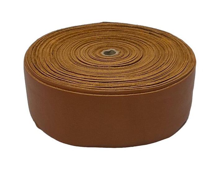 Natural-Grain Cowhide Strips, 3.5 in additional view showing material finish